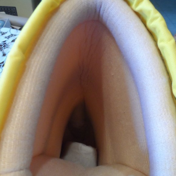 Marc Jacobs Yellow-Gray Logo Moon Boots Size L- 9.5M - Picture 10 of 16